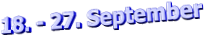 18. - 27. September